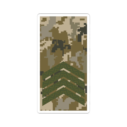 UAc shoulder mark 05 (Ukraine) (Military Rank) STICKER Vinyl Kiss-Cut Decal 3 Inch White - The Sticker Space