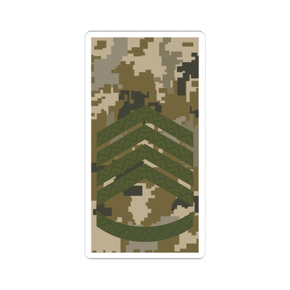 UAc shoulder mark 06 (Ukraine) (Military Rank) STICKER Vinyl Kiss-Cut Decal 4 Inch White - The Sticker Space