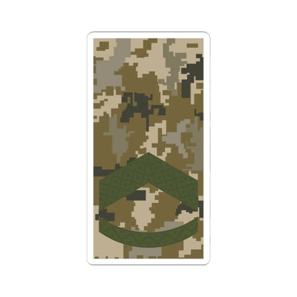 UAc shoulder mark 07 (Ukraine) (Military Rank) STICKER Vinyl Kiss-Cut Decal 3 Inch White - The Sticker Space