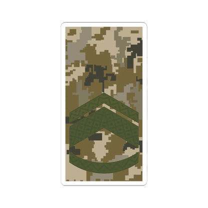 UAc shoulder mark 08 (Ukraine) (Military Rank) STICKER Vinyl Kiss-Cut Decal 3 Inch White - The Sticker Space