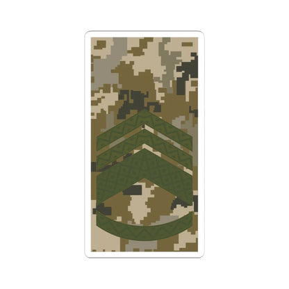 UAc shoulder mark 09 (Ukraine) (Military Rank) STICKER Vinyl Kiss-Cut Decal 4 Inch White - The Sticker Space