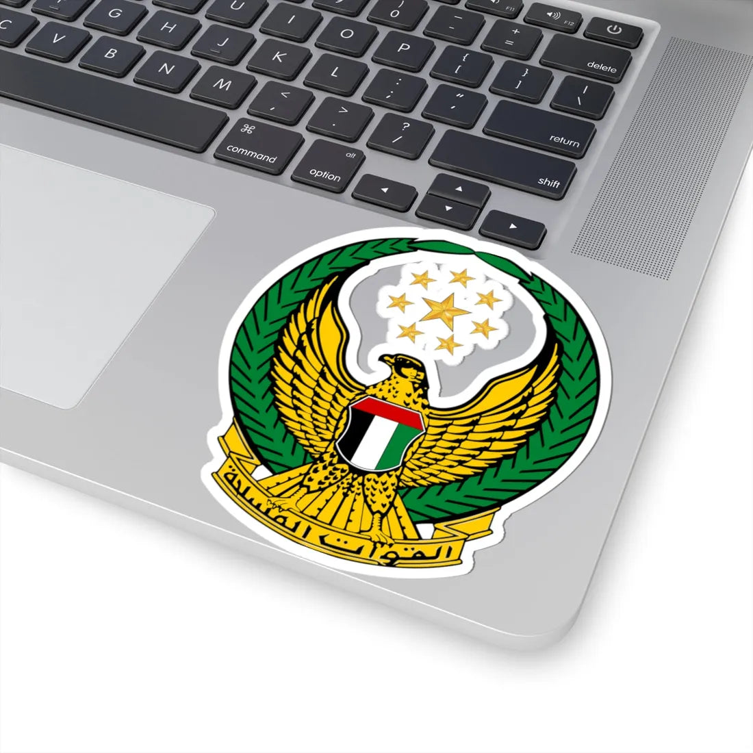 UAE Armed Forces Coat of Arms (United Arab Emirates) (Coat of Arms) STICKER Vinyl Kiss-Cut Decal - The Sticker Space