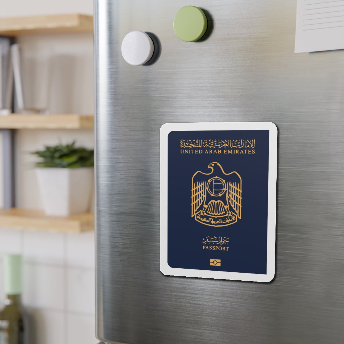 UAE Passport - Die-Cut Magnet-The Sticker Space