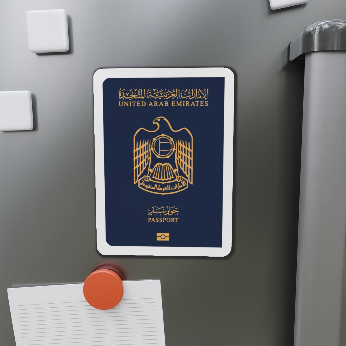 UAE Passport - Die-Cut Magnet-The Sticker Space