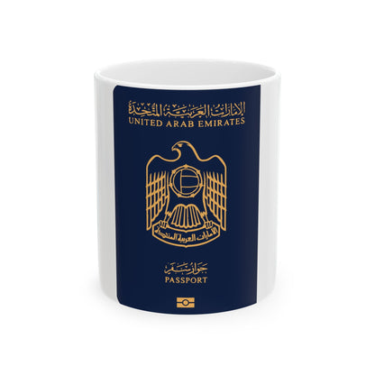 UAE Passport - White Coffee Mug