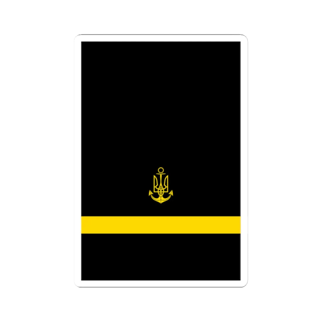 UANs HS 09 (Ukraine) (Military Rank) STICKER Vinyl Kiss-Cut Decal 2 Inch White - The Sticker Space