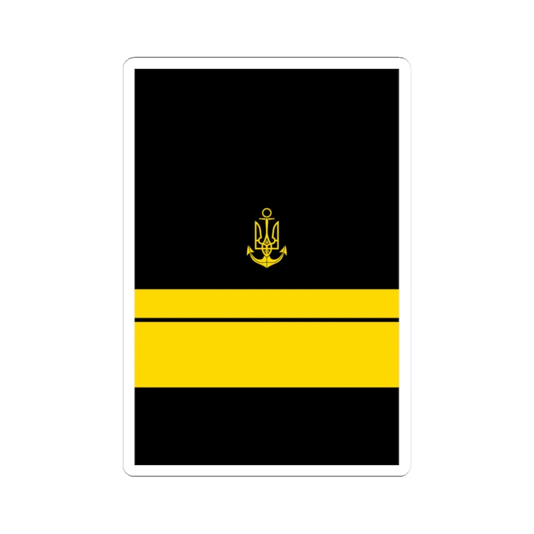 UANs HS 16 (Ukraine) (Military Rank) STICKER Vinyl Kiss-Cut Decal - The Sticker Space