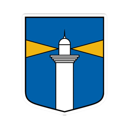 Užavas pagasts COA (Latvia) (Coat of Arms) STICKER Vinyl Kiss-Cut Decal 2 Inch White - The Sticker Space