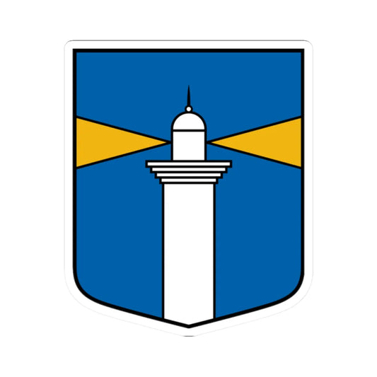 Užavas pagasts COA (Latvia) (Coat of Arms) STICKER Vinyl Kiss-Cut Decal 2 Inch White - The Sticker Space