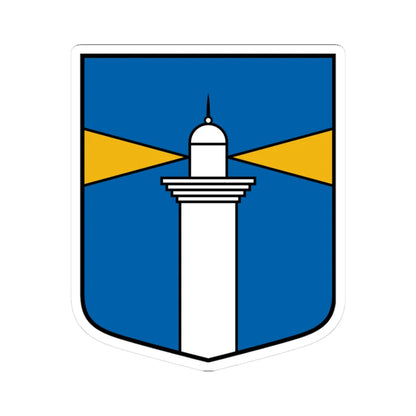 Užavas pagasts COA (Latvia) (Coat of Arms) STICKER Vinyl Kiss-Cut Decal 3 Inch White - The Sticker Space