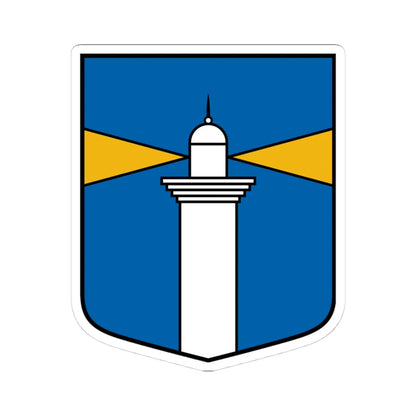 Užavas pagasts COA (Latvia) (Coat of Arms) STICKER Vinyl Kiss-Cut Decal 4 Inch White - The Sticker Space