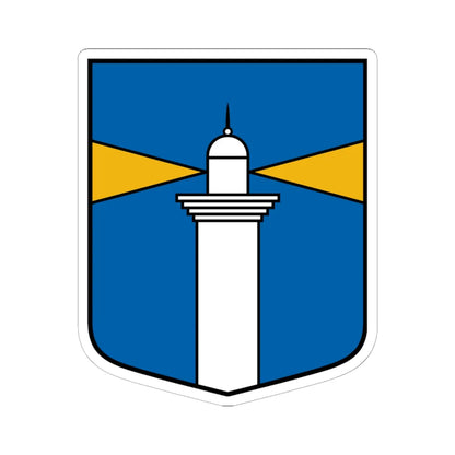 Užavas pagasts COA (Latvia) (Coat of Arms) STICKER Vinyl Kiss-Cut Decal 6 Inch White - The Sticker Space