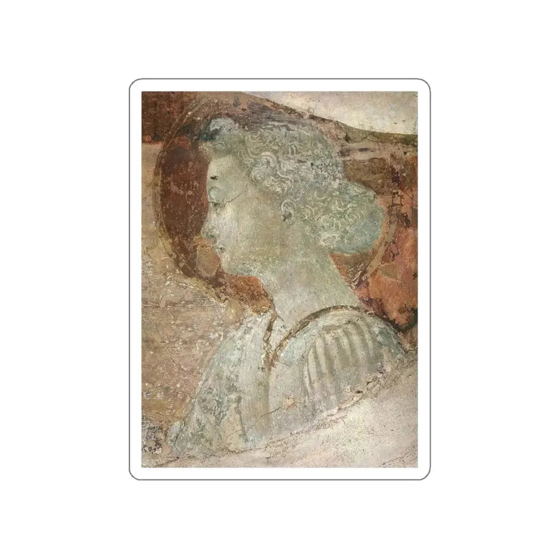 UCCELLO, Paolo - An Angel (detail) (Artwork) STICKER Vinyl Die-Cut Decal White Die-Cut 4 Inch - The Sticker Space