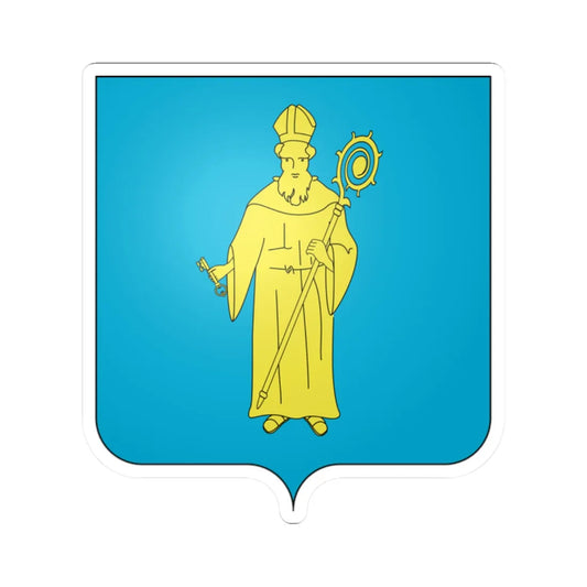 Uccle Blason (Belgium) (Coat of Arms) STICKER Vinyl Kiss-Cut Decal 2 Inch White - The Sticker Space