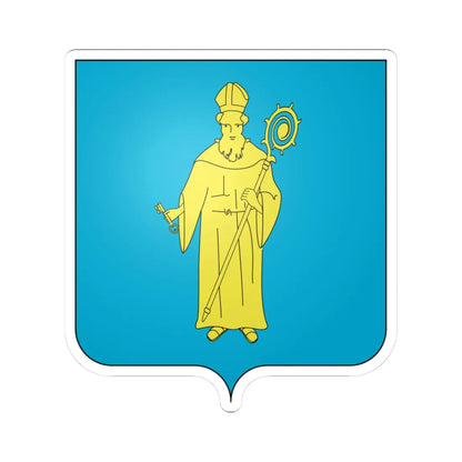 Uccle Blason (Belgium) (Coat of Arms) STICKER Vinyl Kiss-Cut Decal 3 Inch White - The Sticker Space