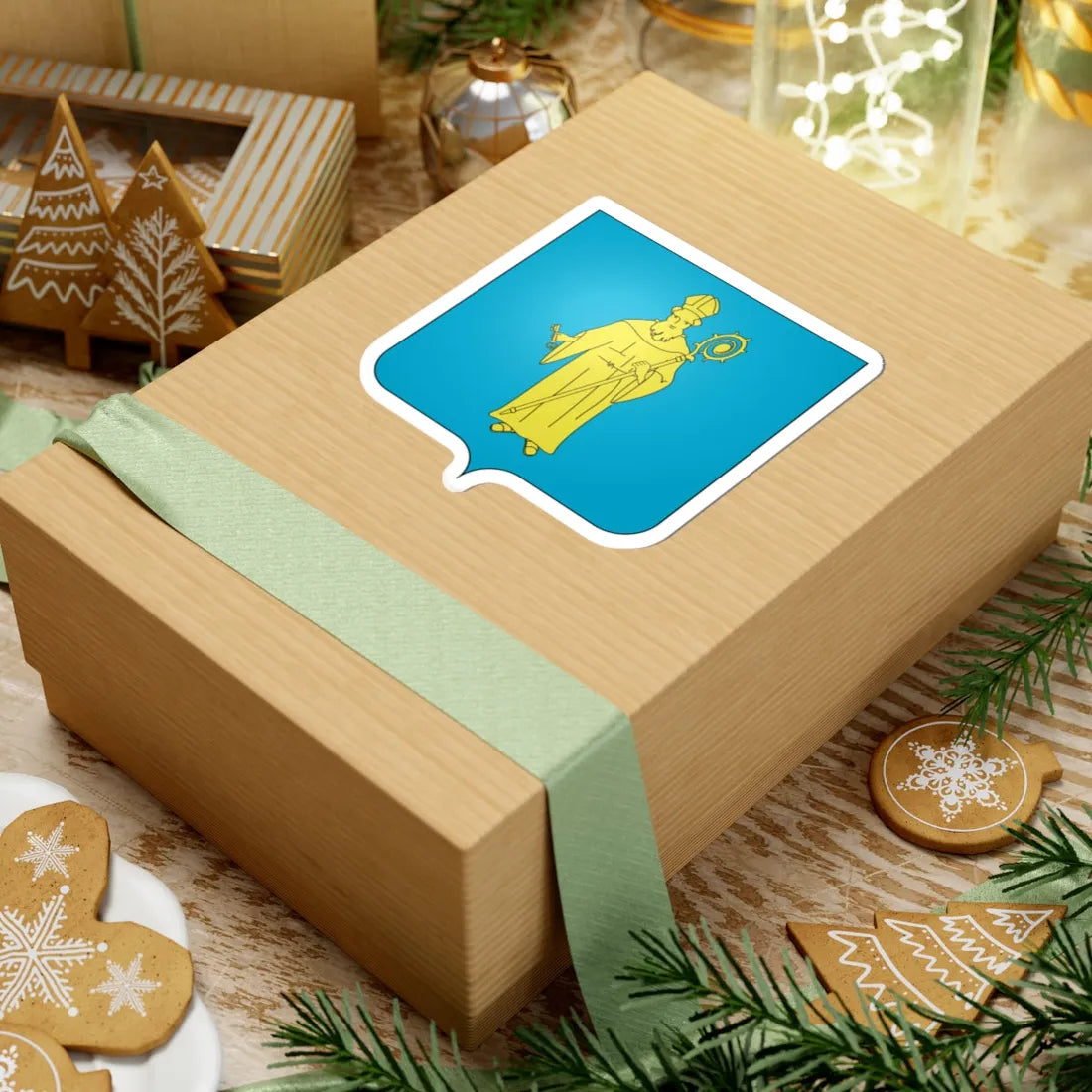 Uccle Blason (Belgium) (Coat of Arms) STICKER Vinyl Kiss-Cut Decal - The Sticker Space