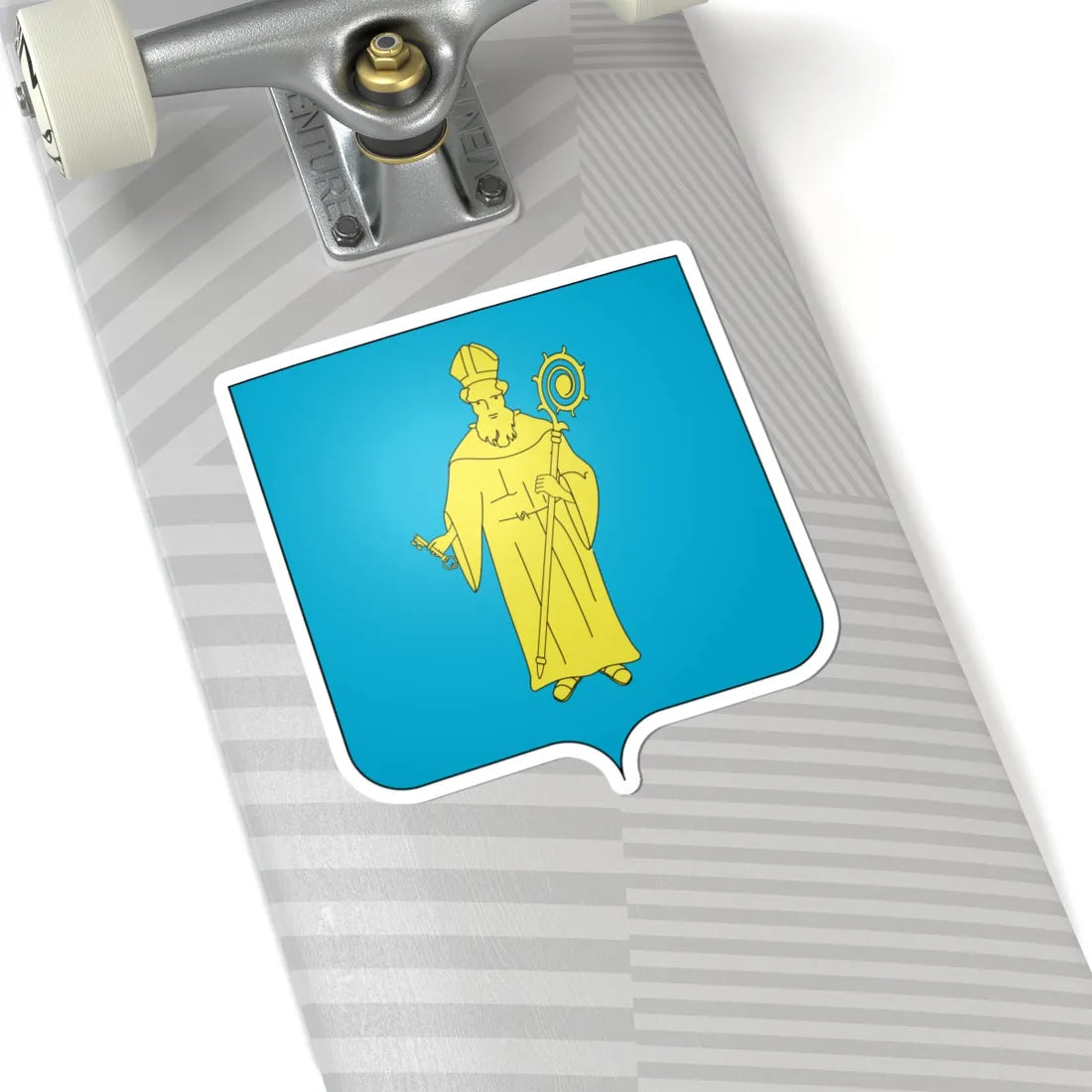 Uccle Blason (Belgium) (Coat of Arms) STICKER Vinyl Kiss-Cut Decal - The Sticker Space