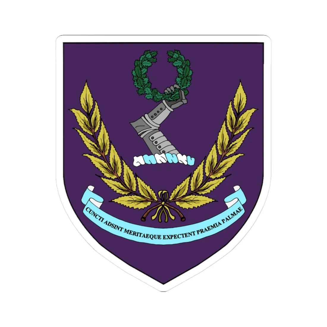 UCL Crest (United Kingdom) (Coat of Arms) STICKER Vinyl Kiss-Cut Decal 3 Inch White - The Sticker Space