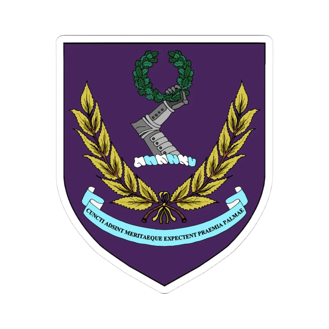 UCL Crest (United Kingdom) (Coat of Arms) STICKER Vinyl Kiss-Cut Decal 4 Inch White - The Sticker Space