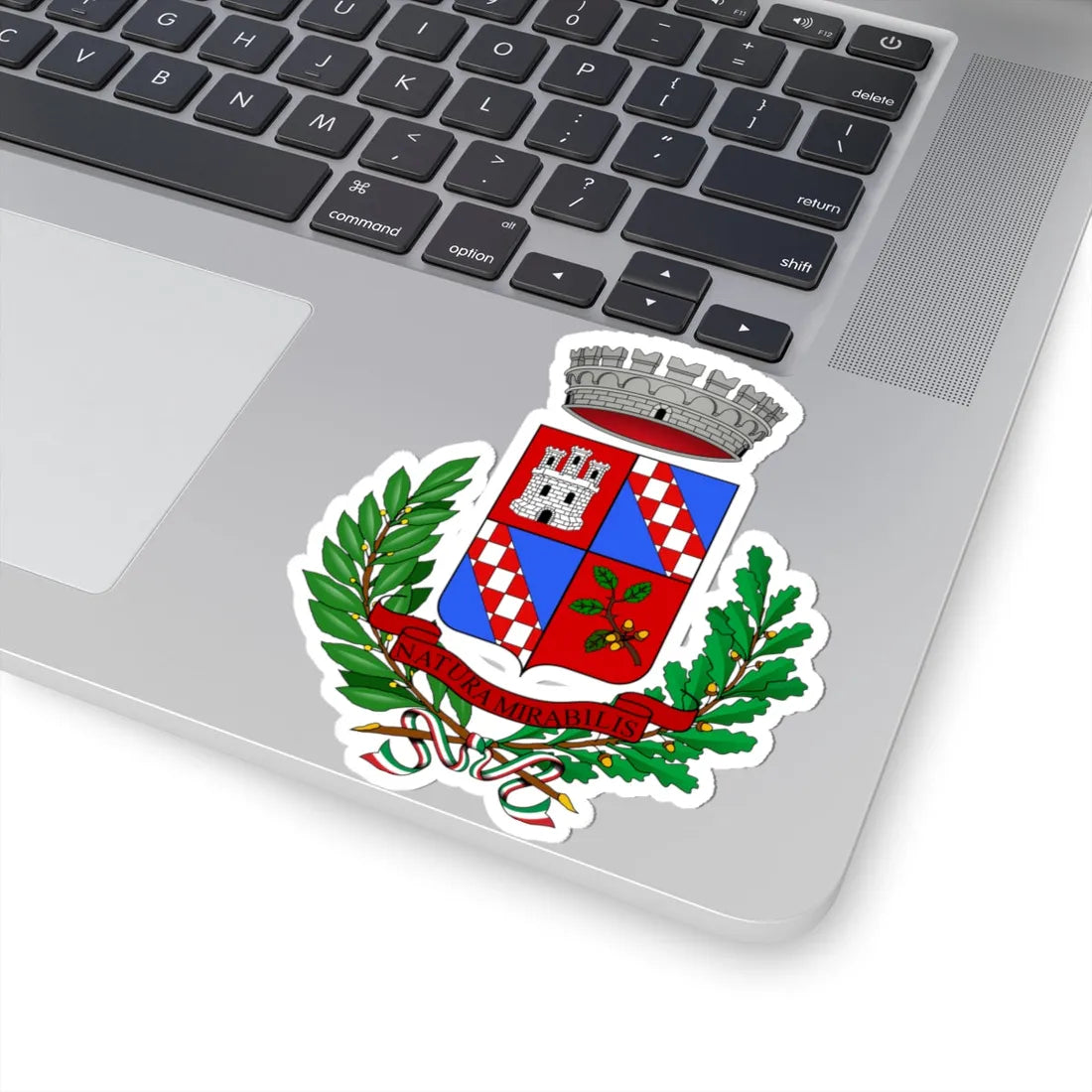 Ucria-Stemma (Italy) (Coat of Arms) STICKER Vinyl Kiss-Cut Decal - The Sticker Space