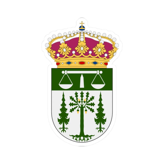 Uddevalla tingsrätt vapen (Sweden) (Coat of Arms) STICKER Vinyl Kiss-Cut Decal 2 Inch White - The Sticker Space