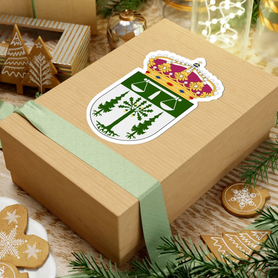 Uddevalla tingsrätt vapen (Sweden) (Coat of Arms) STICKER Vinyl Kiss-Cut Decal - The Sticker Space