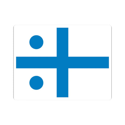 UDF Admiral flag (Ukraine) STICKER Vinyl Kiss-Cut Decal 2 Inch White - The Sticker Space