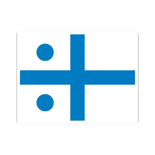 UDF Admiral flag (Ukraine) STICKER Vinyl Kiss-Cut Decal 2 Inch White - The Sticker Space