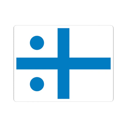 UDF Admiral flag (Ukraine) STICKER Vinyl Kiss-Cut Decal 3 Inch White - The Sticker Space