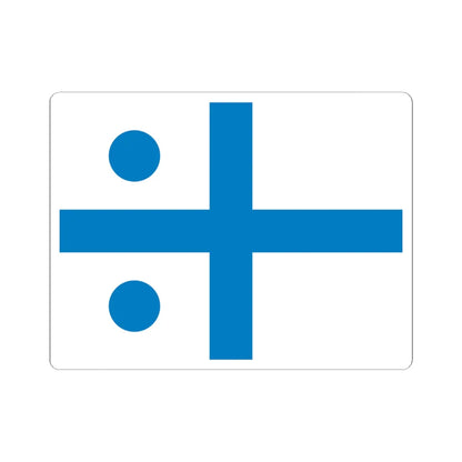 UDF Admiral flag (Ukraine) STICKER Vinyl Kiss-Cut Decal 4 Inch White - The Sticker Space