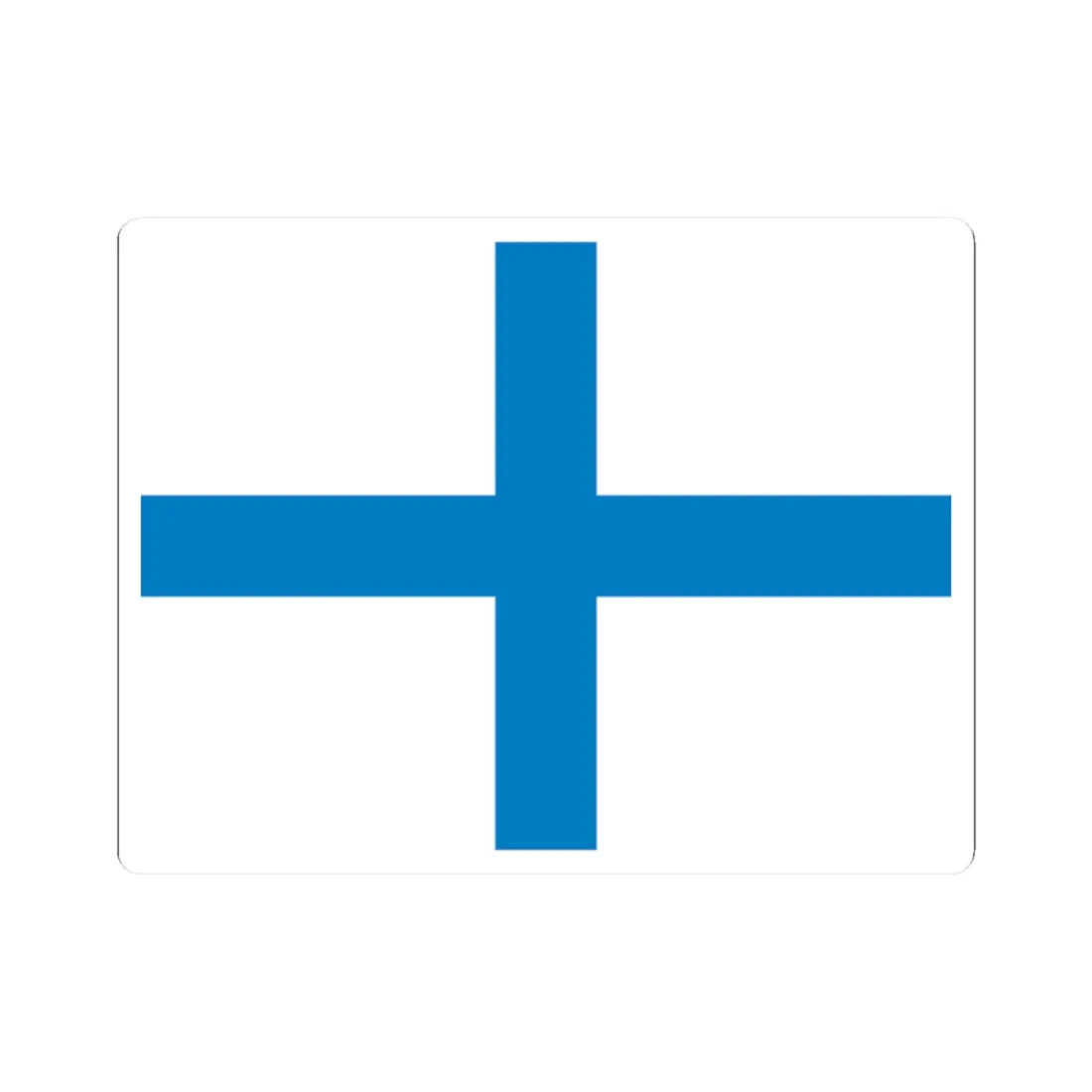 UDF cAdmiral flag (Ukraine) STICKER Vinyl Kiss-Cut Decal 2 Inch White - The Sticker Space