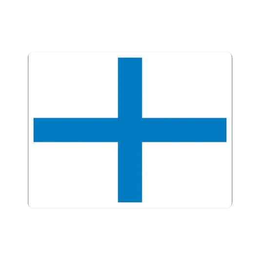 UDF cAdmiral flag (Ukraine) STICKER Vinyl Kiss-Cut Decal 2 Inch White - The Sticker Space