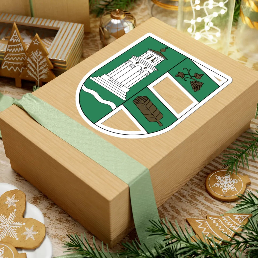 Udvard (Slovakia) (Coat of Arms) STICKER Vinyl Kiss-Cut Decal - The Sticker Space