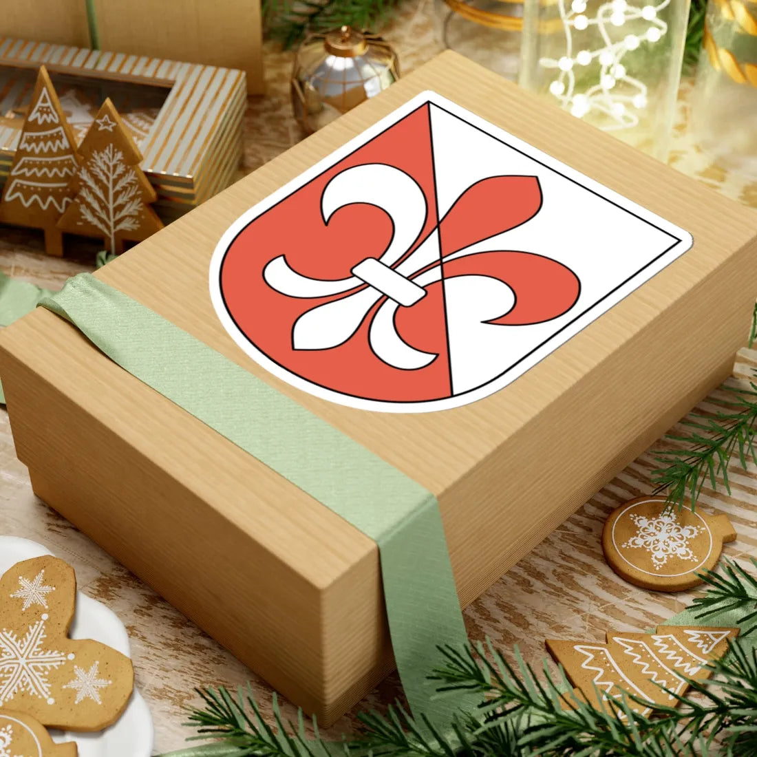 Uessikon coat of arms (Switzerland) (Coat of Arms) STICKER Vinyl Kiss-Cut Decal - The Sticker Space