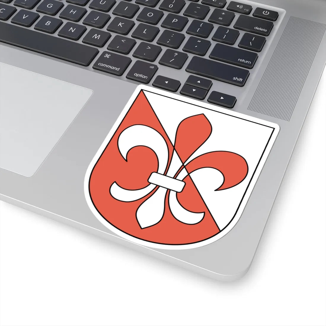 Uessikon coat of arms (Switzerland) (Coat of Arms) STICKER Vinyl Kiss-Cut Decal - The Sticker Space