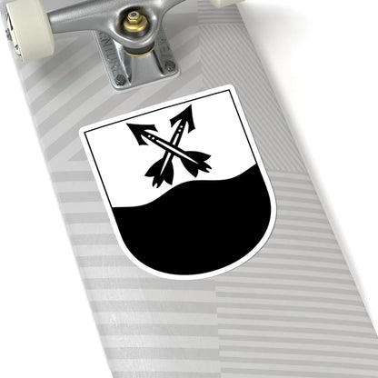 UesslingenBuch-blazon (Switzerland) (Coat of Arms) STICKER Vinyl Kiss-Cut Decal - The Sticker Space