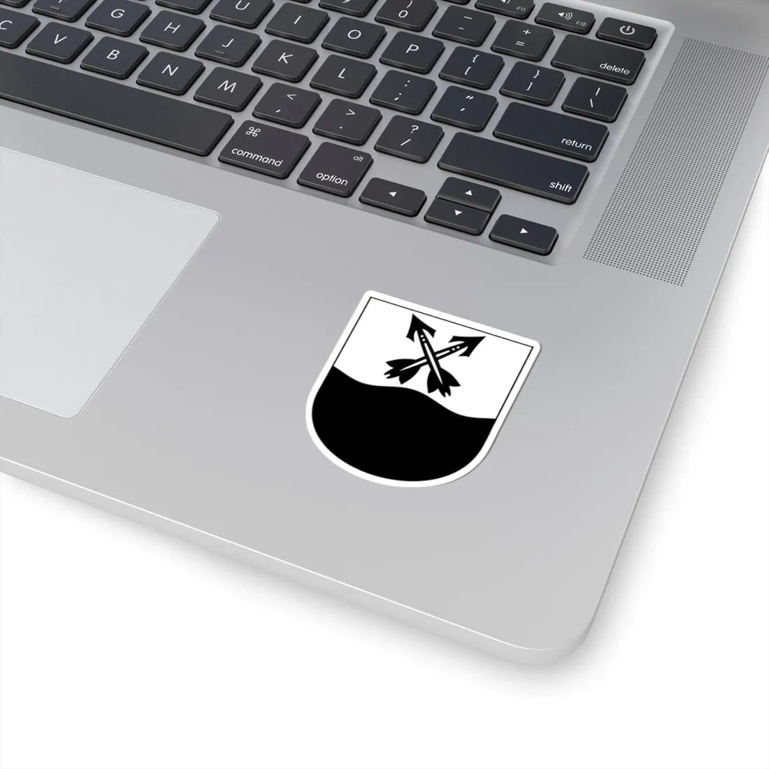 UesslingenBuch-blazon (Switzerland) (Coat of Arms) STICKER Vinyl Kiss-Cut Decal - The Sticker Space