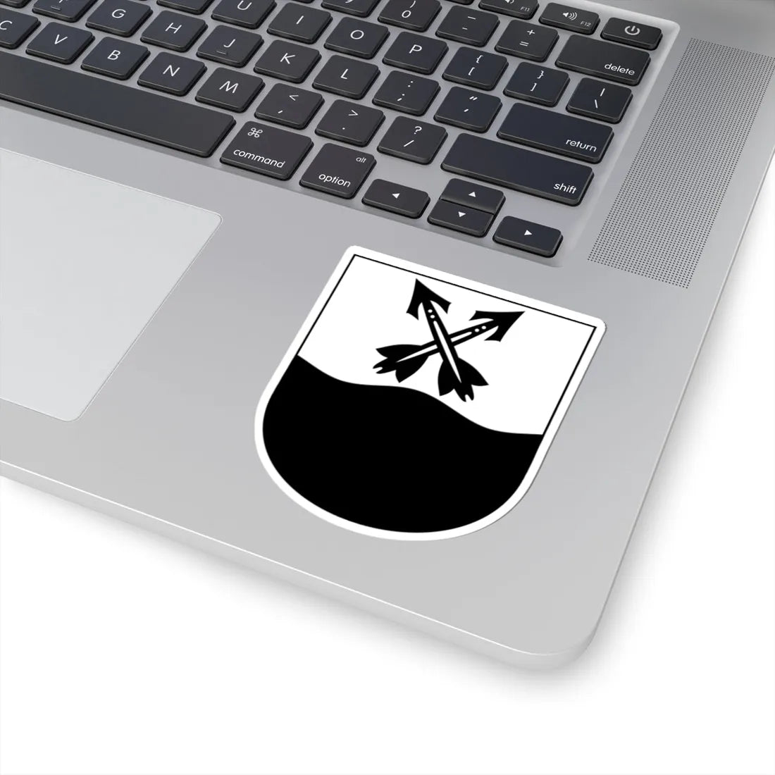 UesslingenBuch-blazon (Switzerland) (Coat of Arms) STICKER Vinyl Kiss-Cut Decal - The Sticker Space