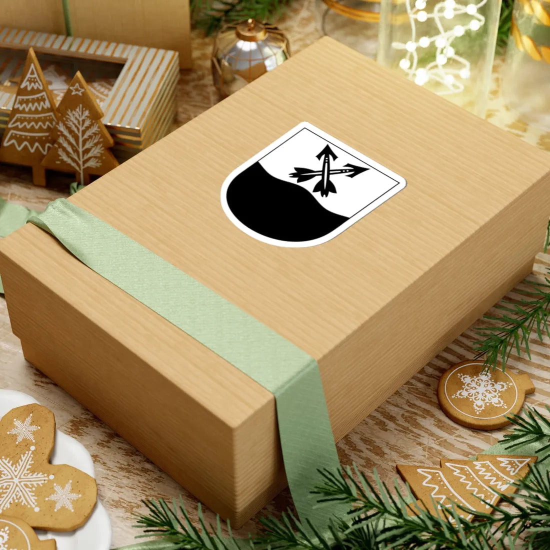 UesslingenBuch-blazon (Switzerland) (Coat of Arms) STICKER Vinyl Kiss-Cut Decal - The Sticker Space