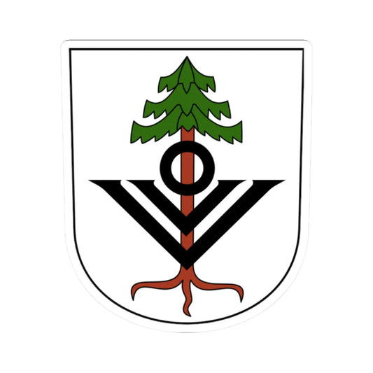 Uetikon-blazon (Switzerland) (Coat of Arms) STICKER Vinyl Kiss-Cut Decal 2 Inch White - The Sticker Space