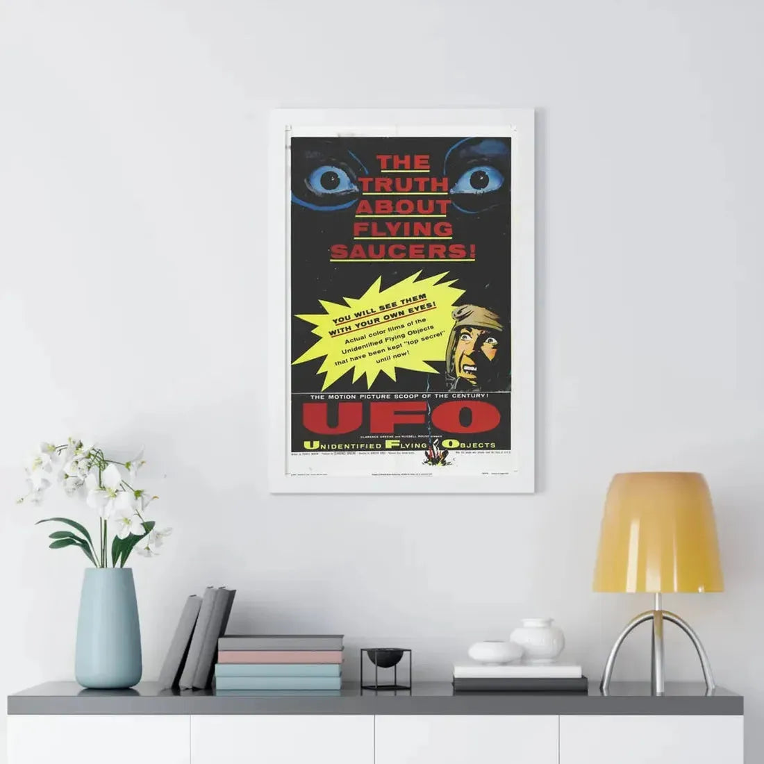 UFO 1956 - Framed Movie Poster - The Sticker Space