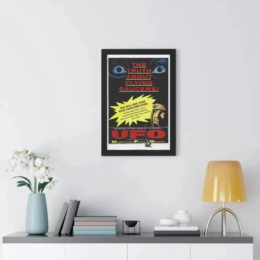 UFO 1956 - Framed Movie Poster - The Sticker Space