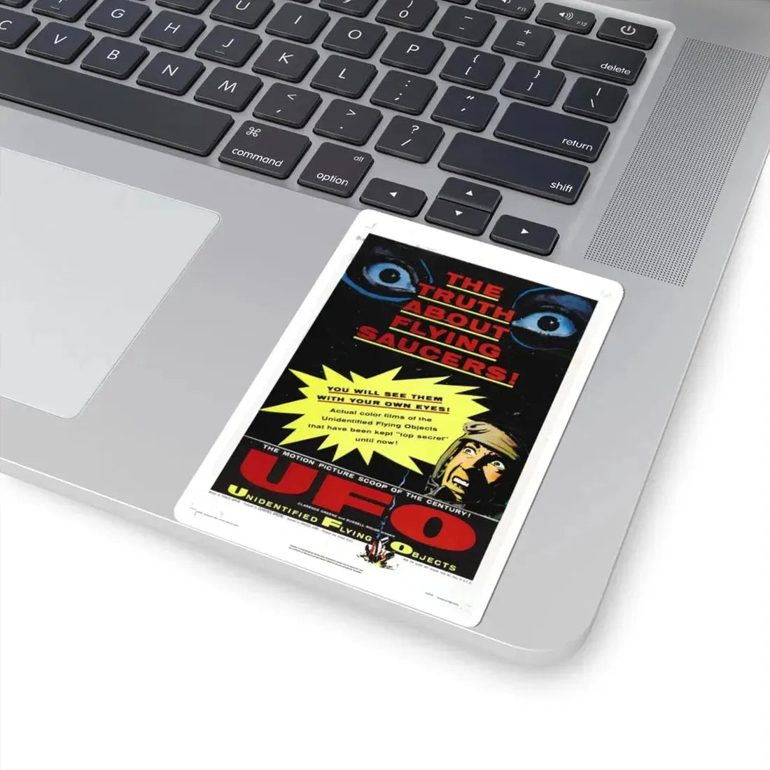 UFO 1956 Movie Poster - STICKER Vinyl Kiss-Cut Decal - The Sticker Space
