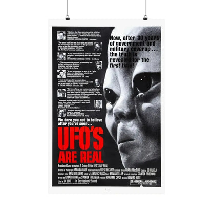 UFO'S ARE REAL 1979 - Paper Movie Poster 20″ x 30″ Matte - The Sticker Space