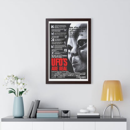 UFO'S ARE REAL 1979 - Framed Movie Poster-The Sticker Space