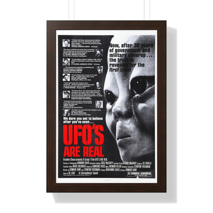 UFO'S ARE REAL 1979 - Framed Movie Poster-16″ x 24″-The Sticker Space