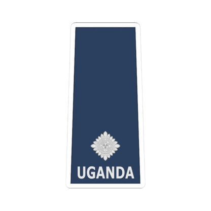 Uganda AirForce OF 1a (Uganda) (Military Rank) STICKER Vinyl Kiss-Cut Decal 3 Inch White - The Sticker Space