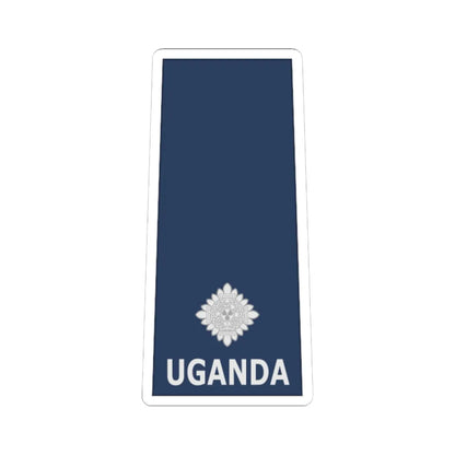 Uganda AirForce OF 1a (Uganda) (Military Rank) STICKER Vinyl Kiss-Cut Decal 6 Inch White - The Sticker Space