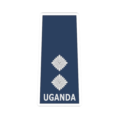 Uganda AirForce OF 1b (Uganda) (Military Rank) STICKER Vinyl Kiss-Cut Decal 2 Inch White - The Sticker Space