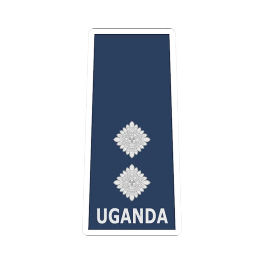 Uganda AirForce OF 1b (Uganda) (Military Rank) STICKER Vinyl Kiss-Cut Decal 2 Inch White - The Sticker Space